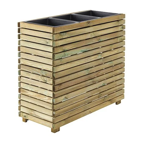 Cerland Horizon Outdoor Rectangular Wooden Planter Tall 90cm 4 Cerland Horizon Outdoor Rectangular Wooden Planter Tall 90cm - Image 4