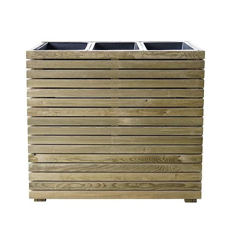 Cerland Horizon Outdoor Rectangular Wooden Planter Tall 90cm 3 Cerland Horizon Outdoor Rectangular Wooden Planter Tall 90cm - Image 3
