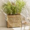 Cerland Horizon Outdoor Rectangular Wooden Planter Tall 90cm