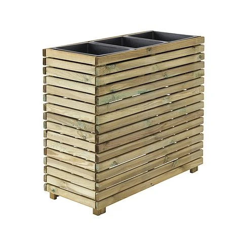 Cerland Horizon Outdoor Rectangular Wooden Planter Tall 90cm 5 Cerland Horizon Outdoor Rectangular Wooden Planter Tall 90cm - Image 5