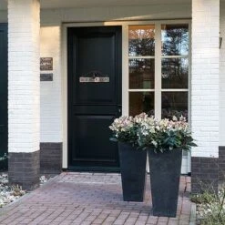 Vase Ella Black H70Cm D35Cm