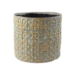 Terni Planter Mustard D20Cm H18Cm