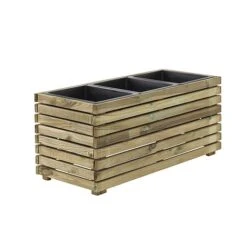 Cerland Horizon Outdoor Rectangular Wooden Planter 90cm -Garden Pro Shop 3598740040174