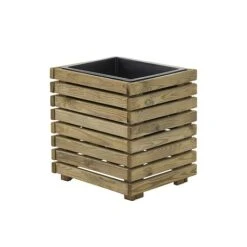 Cerland Horizon Outdoor Square Wooden Planter Tall 40cm -Garden Pro Shop 3598740040327