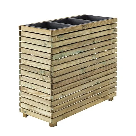 Cerland Horizon Outdoor Rectangular Wooden Planter Tall 90cm 6 Cerland Horizon Outdoor Rectangular Wooden Planter Tall 90cm - Image 6