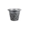 Tuscany Planter Roman Round 45cm Silver Effect