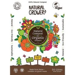 Natural Grower Certified Organic Peat Free Compost - 50 Litres