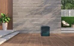 Idooka Compost Bin Garden Compost Accelerator - Outdoor Bin With Lid For House Plant Compost And Bark For Garden Soil For Vegetables -Garden Pro Shop Courtyard1