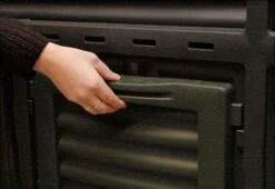 Idooka Compost Bin Garden Compost Accelerator - Outdoor Bin With Lid For House Plant Compost And Bark For Garden Soil For Vegetables -Garden Pro Shop Drawer