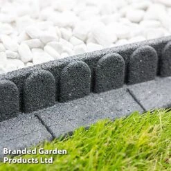Lawnmower Friendly Flexi-Edge Border - Grey -Garden Pro Shop EDGE MOWERGREY S48180