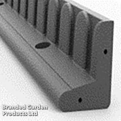 Lawnmower Friendly Flexi-Edge Border - Grey -Garden Pro Shop EDGE MOWERGREY S48185