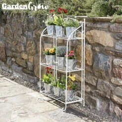 Three-tier Highbury Folding Metal Plant Stand -Garden Pro Shop G2663 1