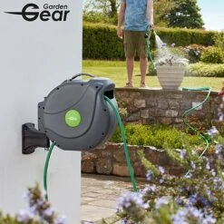 Garden Gear Premium Automatic Rewind Hose -Garden Pro Shop G2754 1