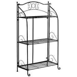 Three-tier Highbury Folding Metal Plant Stand -Garden Pro Shop G3438 3