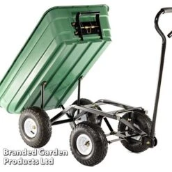 Cobra Hand Cart 10" Pneumatic Tyres Plastic Body 200kg -Garden Pro Shop GCT200Pc