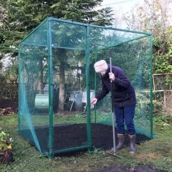 Walk In Heavy Duty Crop Cage & Plant Protection Grow House - 2x2x2m H -Garden Pro Shop GHD DOOR PIC3