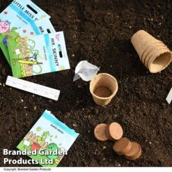 Mr Men Seed Grow Vegetable Kit -Garden Pro Shop GKIT MRMEN T49099