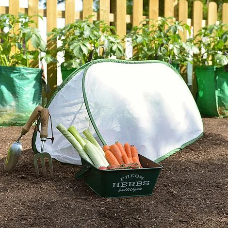 Pop Up Mini Insect Mesh Grow Tunnel & Veg Bed Cover 1 Pop Up Mini Insect Mesh Grow Tunnel & Veg Bed Cover