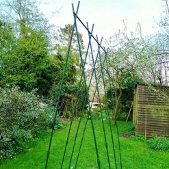 Easy Grow Runner Bean Frame & Climbing Plant Support Trellis - 0.75 X 1.2 X 2.4m H -Garden Pro Shop GSK2156PIC4