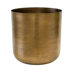 Indoor Chelsea Brass Planter H26Cm D25Cm