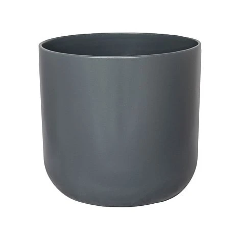 Lisbon Planter Charcoal H26Cm D26Cm 1 Lisbon Planter Charcoal H26Cm D26Cm