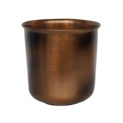 Outdoor Hampton Copper Metal Planter H25Cm W21.5Cm