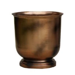 Outdoor Hampton Copper Metal Urn H35Cm W34Cm