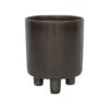 Pisa Reactive Glaze Planter Mocha H19CM D16CM