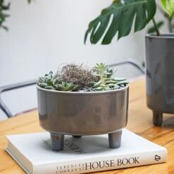 Pisa Slate Bowl H14Cm D19Cm -Garden Pro Shop PSB19 2