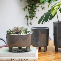 Pisa Slate Bowl H14Cm D19Cm -Garden Pro Shop PSB19 3