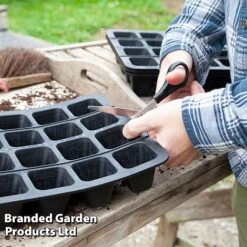 20 Cell Natural Rubber Seed Tray -Garden Pro Shop TRAY 20SEEDNAT S41381