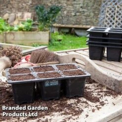 6 Cell XL Natural Rubber Seed Tray -Garden Pro Shop TRAY 6SEEDNATU S41362