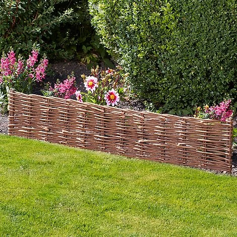 Garden Life Woven Willow Border Edging 3 Garden Life Woven Willow Border Edging - Image 3