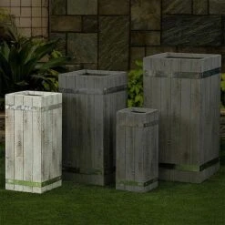Ottawa Rectangular Vertical Garden Planter -Garden Pro Shop WXP1188B 1